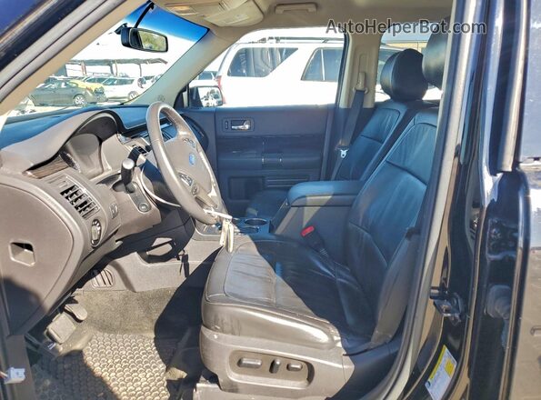 2FMGK5C87GBA06602 2016 FORD FLEX Черный Вид салона спереди