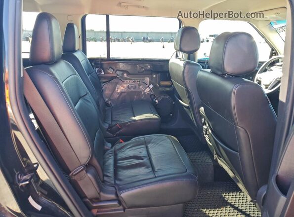2FMGK5C87GBA06602 2016 FORD FLEX Черный Вид задней части салона