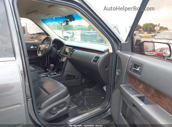 2FMGK5D80HBA03007 2017 FORD FLEX Gray Widok wnętrza z przodu