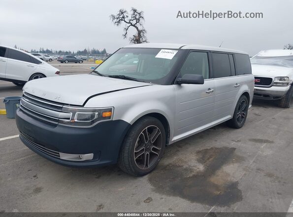 2FMGK5D81JBA07377 2018 FORD FLEX Silver Передня ліва чверть