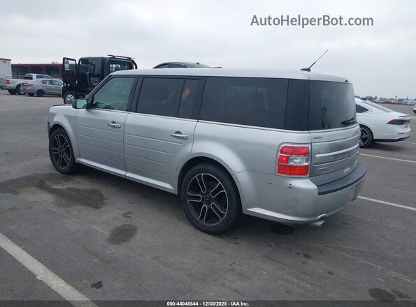 2FMGK5D81JBA07377 2018 FORD FLEX Silver Задня ліва чверть