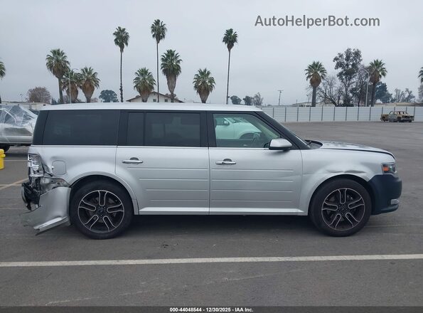 2FMGK5D81JBA07377 2018 FORD FLEX Silver Вид задньої частини салону