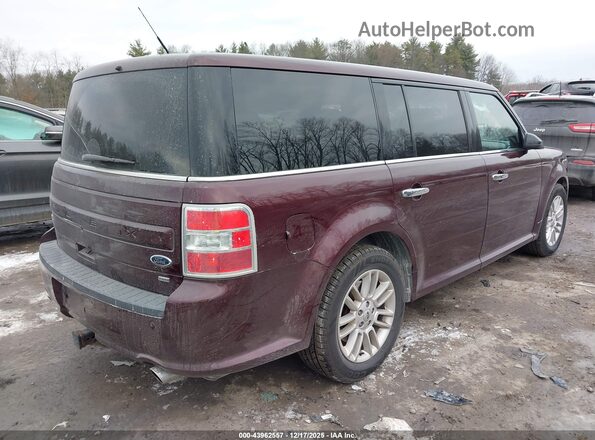 2FMHK6C8XHBA14253 2017 FORD FLEX Maroon Trasero derecho