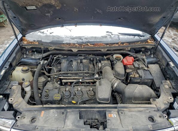 2FMHK6C8XJBA03601 2018 FORD FLEX Синий Вид подкапотного пространства