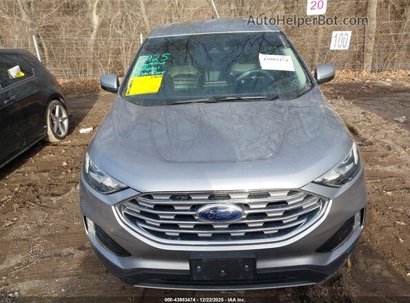 2FMPK3J92MBA04011 2021 FORD EDGE Silver Widok zestawu wskaźników