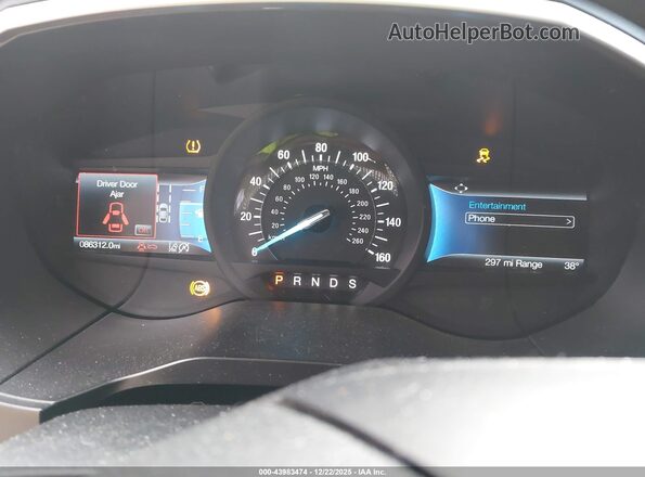 2FMPK3J92MBA04011 2021 FORD EDGE Silver Widok tylnych siedzeń