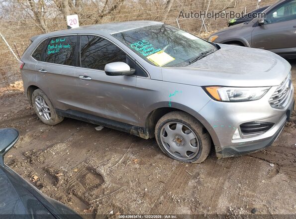 2FMPK3J92MBA04011 2021 FORD EDGE Silver Widok wnętrza z tyłu