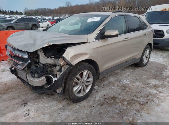 2FMPK3J94JBC04738 2018 FORD EDGE Beige Przód lewy