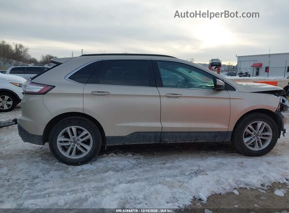 2FMPK3J94JBC04738 2018 FORD EDGE Beige Widok wnętrza z tyłu