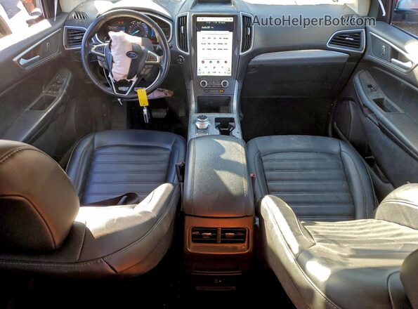 2FMPK3J94MBA27404 2021 FORD EDGE Silver Widok deski rozdzielczej