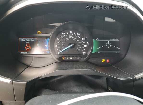 2FMPK3J96LBA84184 2020 FORD EDGE Gray ხელსაწყოთა პანელის ხედი