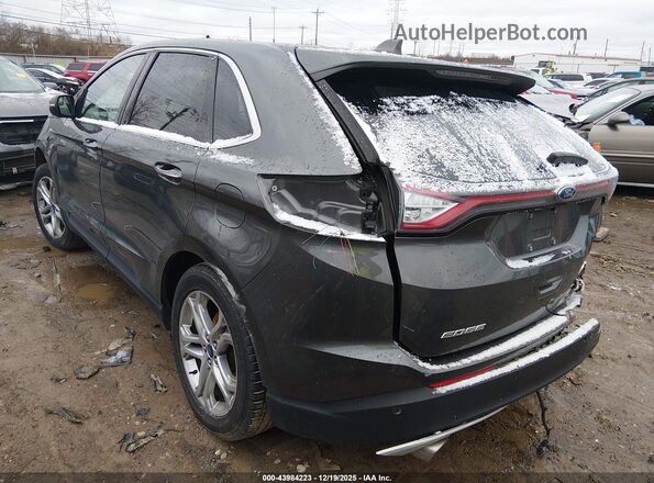 2FMPK3K98JBB07394 2018 FORD EDGE Серый Задняя левая четверть