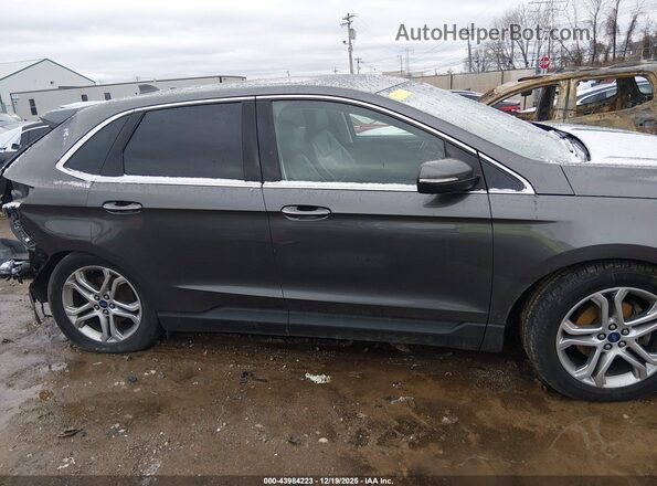 2FMPK3K98JBB07394 2018 FORD EDGE Серый Вид сзади