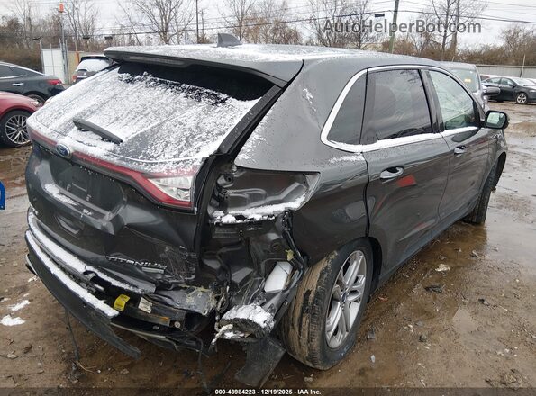 2FMPK3K98JBB07394 2018 FORD EDGE Серый Задняя правая четверть