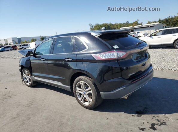 2FMPK3K98JBB15494 2018 FORD EDGE Black Հետևի ձախ