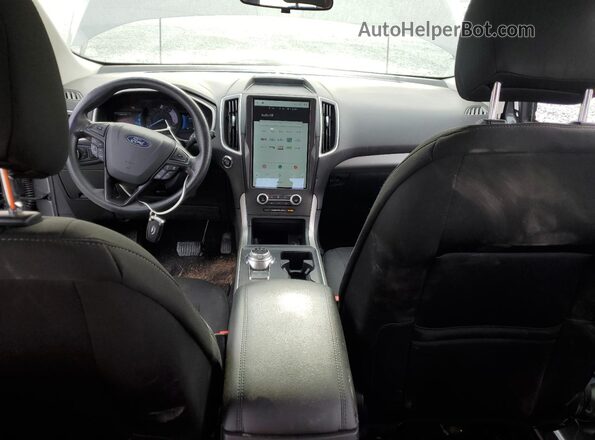 2FMPK4G96MBA22590 2021 FORD EDGE Gray Dashboard view