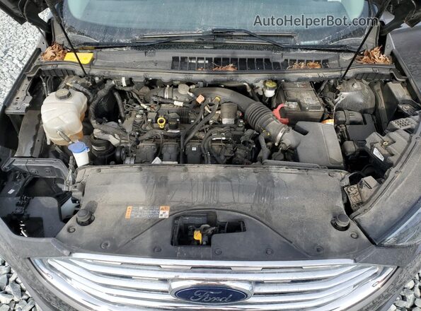 2FMPK4G96MBA22590 2021 FORD EDGE Gray Engine compartment view