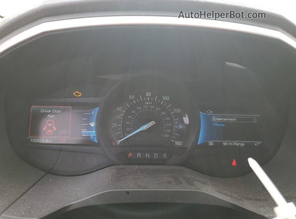 2FMPK4G96MBA22590 2021 FORD EDGE Gray Instrument cluster view