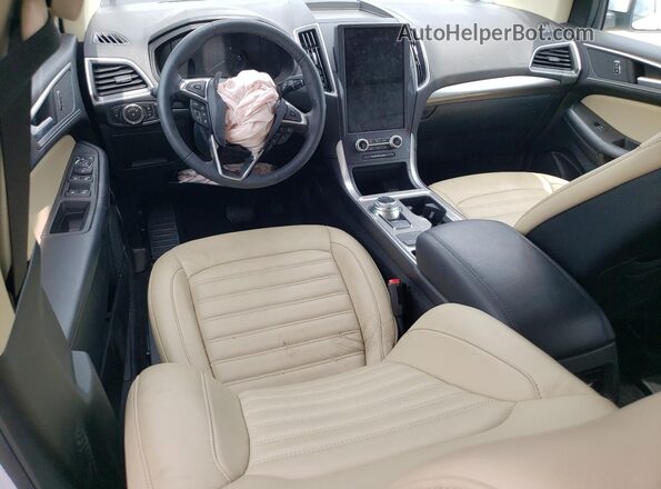 2FMPK4J90PBA56537 2023 FORD EDGE White Widok deski rozdzielczej