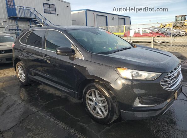 2FMPK4J92NBA44886 2022 FORD EDGE Черный Передняя правая четверть