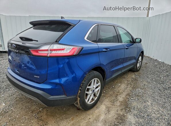 2FMPK4J93MBA26718 2021 FORD EDGE Blue Rear right