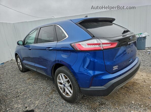 2FMPK4J93MBA26718 2021 FORD EDGE Blue Rear left