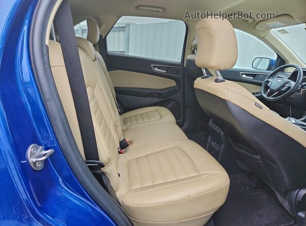 2FMPK4J93MBA26718 2021 FORD EDGE Blue Rear interior view
