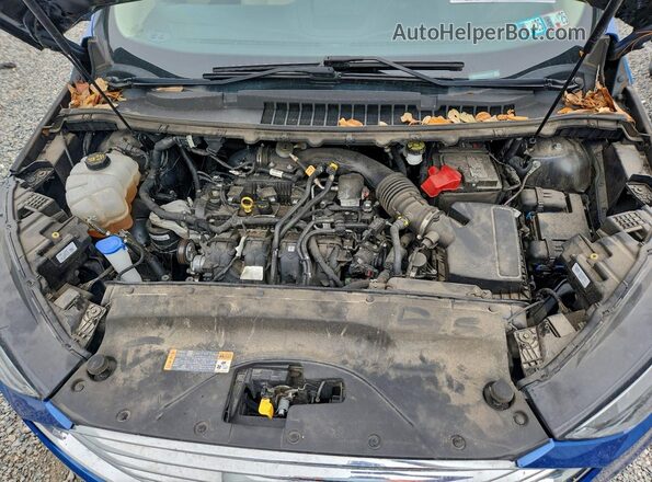 2FMPK4J93MBA26718 2021 FORD EDGE Blue Engine compartment view
