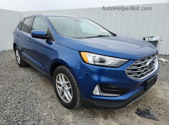 2FMPK4J93MBA26718 2021 FORD EDGE Blue 