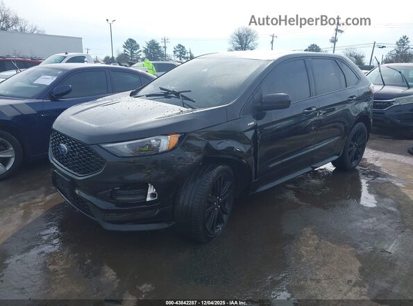 2FMPK4J93NBA45688 2022 FORD EDGE Black Przód lewy