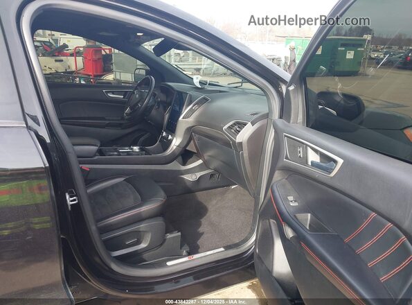 2FMPK4J93NBA45688 2022 FORD EDGE Black Widok wnętrza z przodu