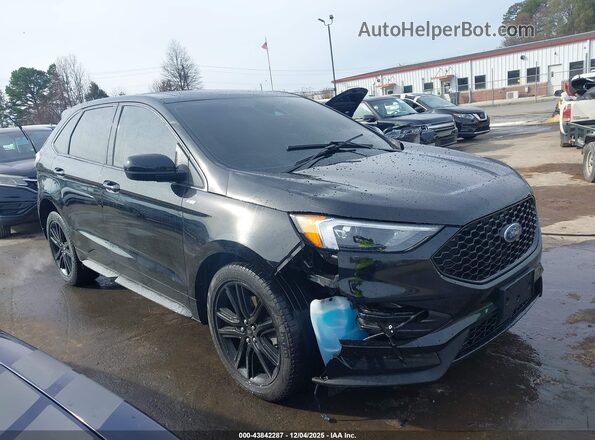 2FMPK4J93NBA45688 2022 FORD EDGE Black Widok wnętrza z tyłu