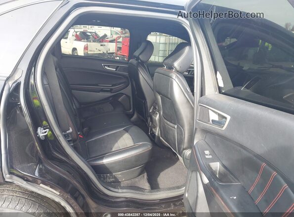 2FMPK4J93NBA45688 2022 FORD EDGE Black Widok naklejki z numerem VIN