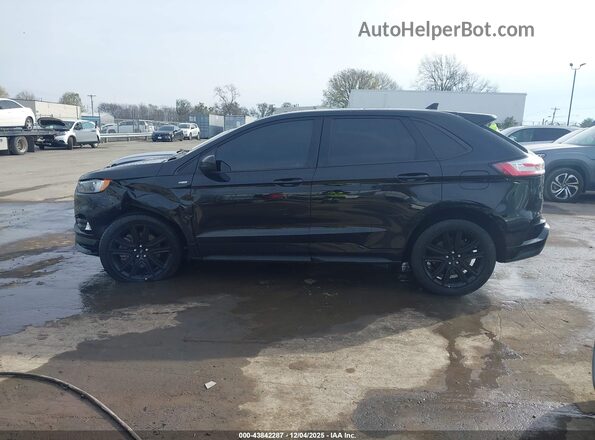 2FMPK4J93NBA45688 2022 FORD EDGE Black Widok wnętrza 360 stopni