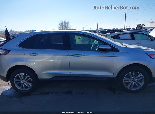 2FMPK4J94GBC41884 2016 FORD EDGE Silver უკანა სალონის ხედი