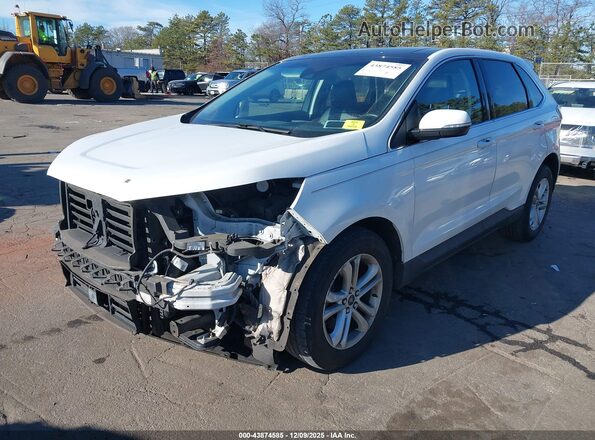 2FMPK4J94LBA58852 2020 FORD EDGE White Vista tres cuartos delantera izquierda