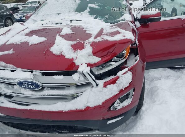 2FMPK4J95JBB24614 2018 FORD EDGE Red Vista frontal