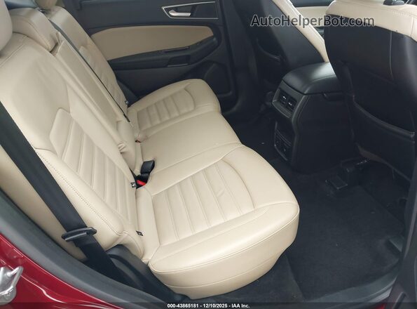 2FMPK4J95JBB24614 2018 FORD EDGE Red Vista de la etiqueta del VIN