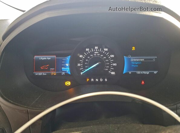 2FMPK4J96RBA70803 2024 FORD EDGE Gray ხელსაწყოთა პანელის ხედი