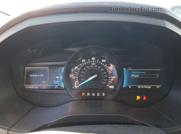 2FMPK4J98NBA33438 2022 FORD EDGE White Вид щитка приладів