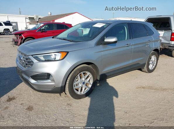 2FMPK4J98NBA93977 2022 FORD EDGE Silver Przód lewy