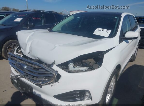 2FMPK4J99NBA99464 2022 FORD EDGE White Przód lewy