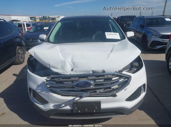 2FMPK4J99NBA99464 2022 FORD EDGE White Widok zestawu wskaźników