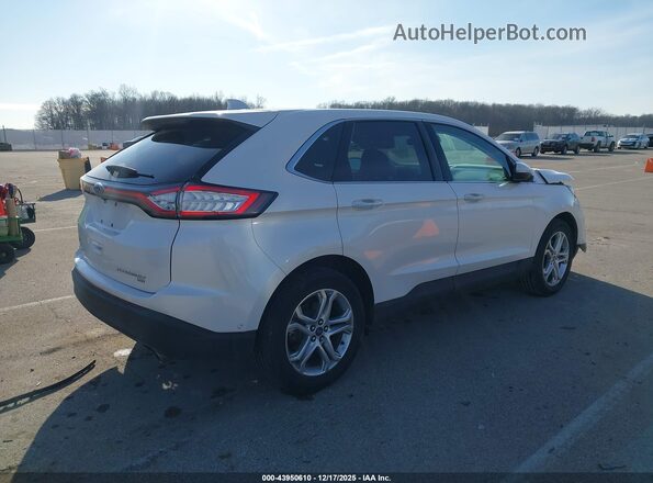 2FMPK4K82HBC15274 2017 FORD EDGE Белый Задняя правая четверть