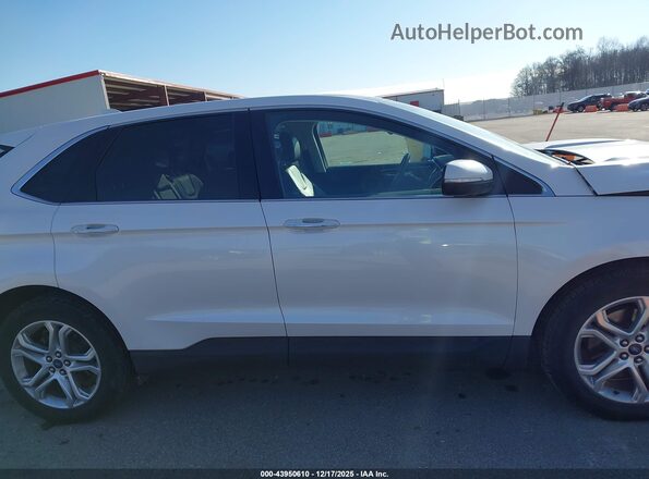 2FMPK4K82HBC15274 2017 FORD EDGE Белый Вид задней части салона