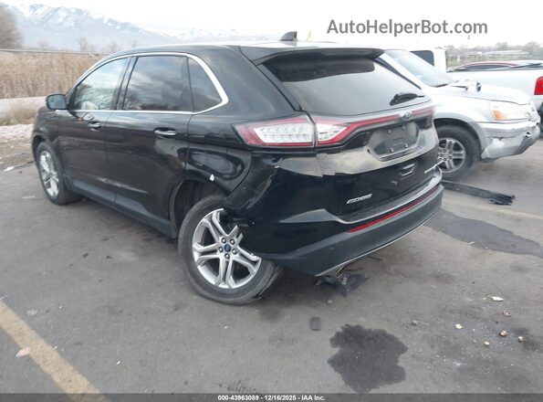 2FMPK4K89JBC13348 2018 FORD EDGE Black Задня ліва чверть