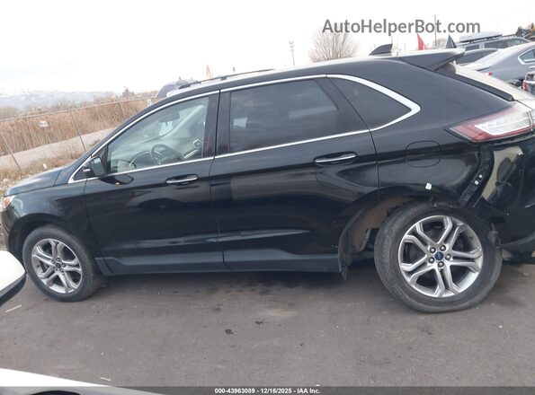 2FMPK4K89JBC13348 2018 FORD EDGE Black Панорамний вид салону 360°