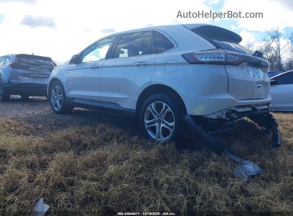 2FMPK4K91JBB80645 2018 FORD EDGE White Rear left