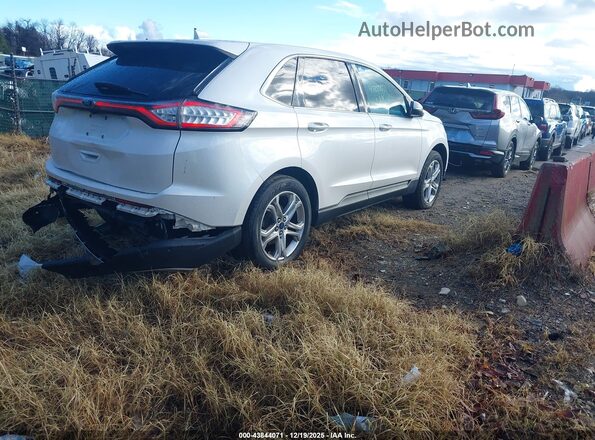 2FMPK4K91JBB80645 2018 FORD EDGE White Rear right