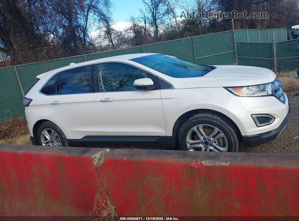 2FMPK4K91JBB80645 2018 FORD EDGE White 360 interior view